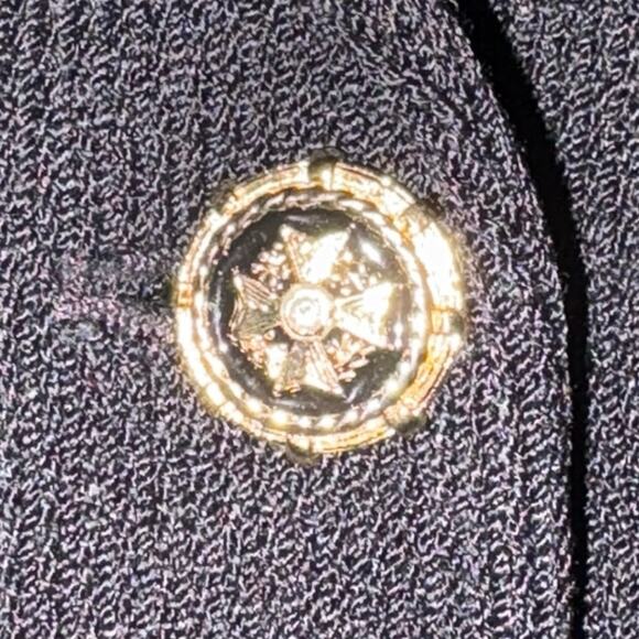 St. John Collection by Marie Gray Knit Black Blazer Size 4 - Picture 3 of 5